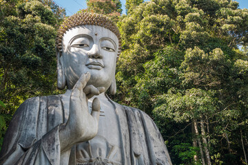 Stone buddha which is located at Chin Swee Caves Temple,Genting Highlands.