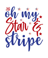 Fototapeta premium 4th July SVG t shirt design