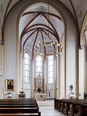 interior of church