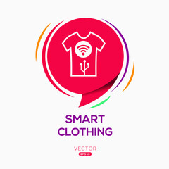 Creative (Smart clothing) Icon, Vector sign