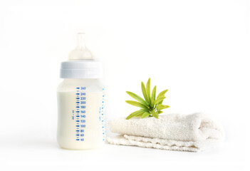 Baby bottles are ready for babies. - 503964734