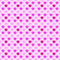 Pink heart pattern background