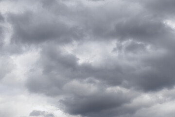 Dark rain clouds. Background with thick clouds