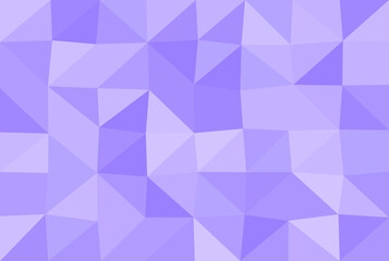 Fondo en low poly y poligonal de color morado. 
