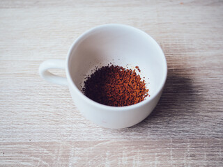 making espresso coffee