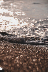 sun on the sea