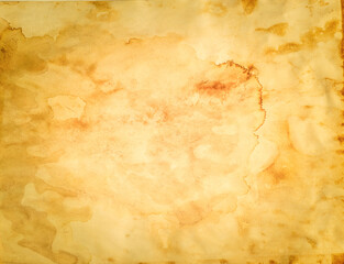 Old witch book empty page scroll. Bewitched grimoire weathered pages tope view. Blank witchcraft or magic book page. Medieval burnt witchcraft weathered scroll manuscript or spells. Occult concept.