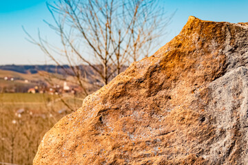 Details of a rock near Bad Griesbach, Bavaria, Germany