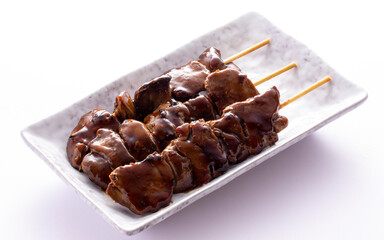 レバー串、焼き鳥