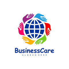 World Care logo design vector. Icon Symbol. Template Illustration