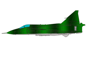 Avión de combate con ala delta y planos canard JA 37