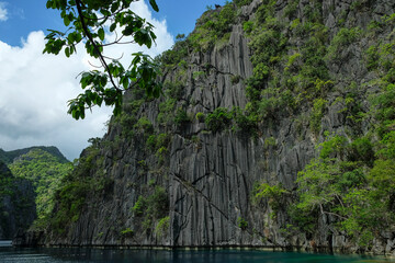 Views of the Kayangan lake in Coron, Palawan, Philippines.