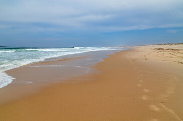 Beautiful beach in Aveiro