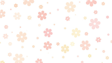 Background with flowers. - obrazy, fototapety, plakaty