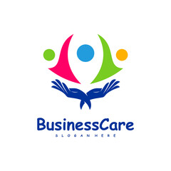 People Care logo design vector. Icon Symbol. Template Illustration