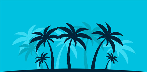 Fototapeta na wymiar palme, isola tropicale, vacanze, 