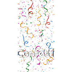 Modern falling colorful confetti background