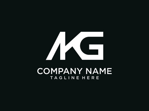 AKS letter wordmark logo design file eps 10