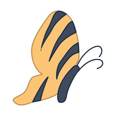 clip art of butterfly with cartoon design