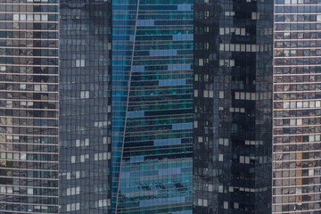 Fototapeta na wymiar windows of skyscrapers in Paris