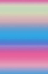 Gradient pastel color horizontal stripes for abstract backdrop