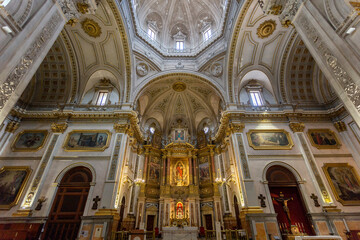 Fototapeta na wymiar Basilica del Sagrado Corazon de Jesus in the historic center of Valencia