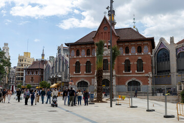 Obraz premium The Central Market of Valencia