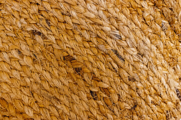 Natural jute braided texture