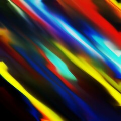 Rainbow, sky lights, abstract colorful background with lines