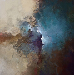 Abstract Painting old wall background