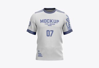 Fototapeta Men’S Sports T-Shirt Mockup obraz