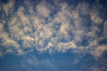 blue sky with clouds
