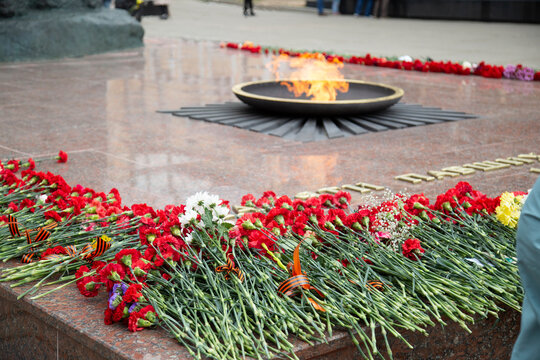 Eternal flame.A symbol of victory and memory of the victims of the Second World War.