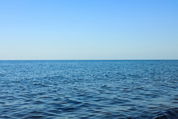 Fototapeta na wymiar Pure Blue Sea