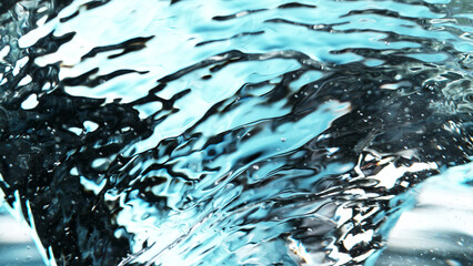 Closeup of water twister shape.