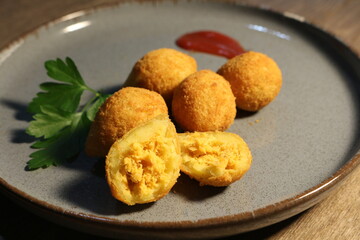 fried chicken coxinha