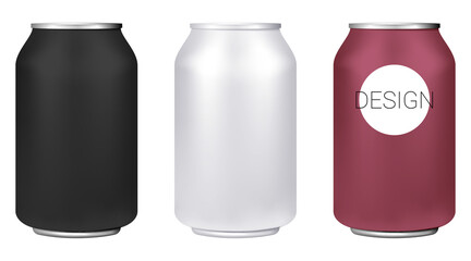 A vector can in mesh gradient style