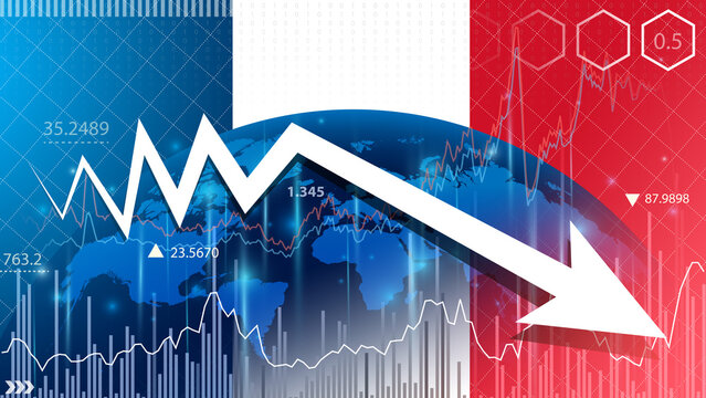 France economic growth expected to slow down. Supply chain crisis slows economic growth. France economy sees deepest decline on record.