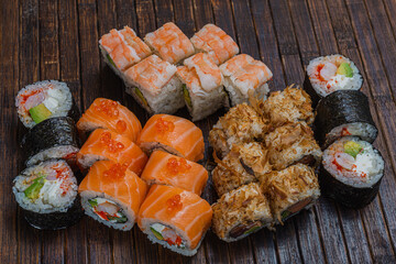 Japanese sushi fastfood- asian traditional snack
