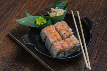 Japanese sushi fastfood- asian traditional snack