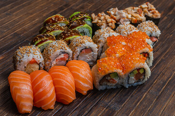 Japanese sushi fastfood- asian traditional snack