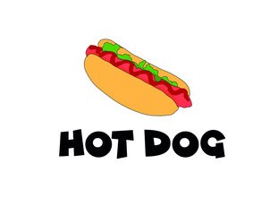 hot dog illustration
