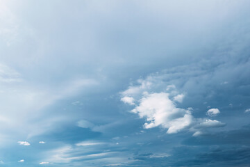 Obraz premium Background of dark clouds before a thunder storm