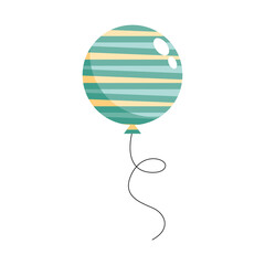 green balloon helium floating