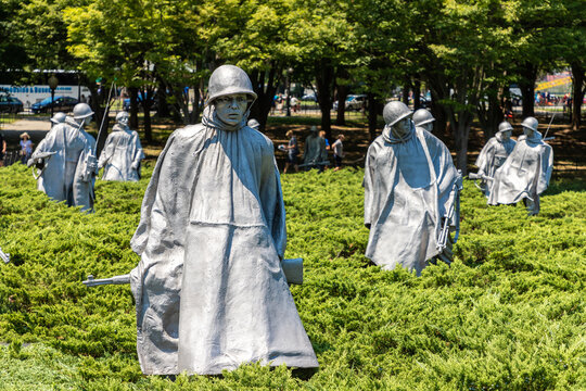 Korean War Veterans Memorial in Washington