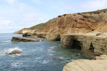 Fototapeta na wymiar Ocean cliffs