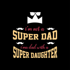 father's day t-shirt design vector Premium Vector