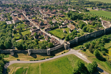 Obraz premium view of the medieval city of Provins which belongs to the unesco world heritage