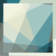 Fototapeta premium Abstract computational color Polygones background illustration