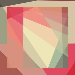 Abstract computational color Polygones background illustration